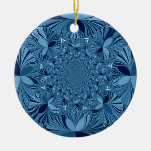 Ornamento De Cerâmica Azul adorável