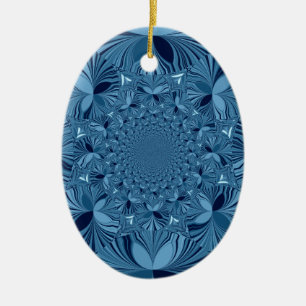 Ornamento De Cerâmica Azul adorável