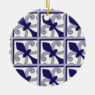Ornamento De Cerâmica Azulejos Marroquinos Padrão #2