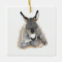 Baby Donkey Ornament