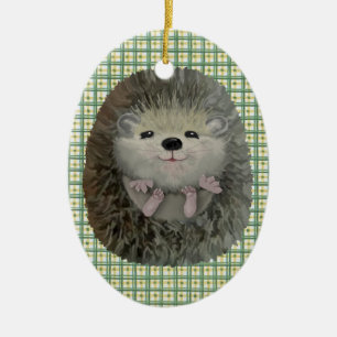 Ornamento De Cerâmica Baby Hedgehog