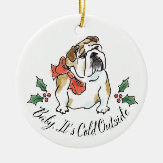 Ornamento De Cerâmica BabyDog Ornament