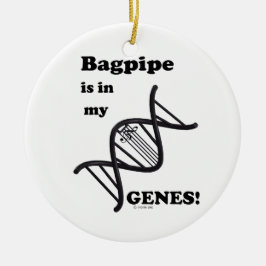 Ornamento De Cerâmica Bagpipe Está Em Meus Genes