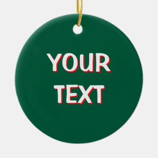 Ornamento De Cerâmica Bah Humbug Engraçado Sarcástico Mal-humorado Natal