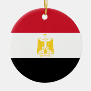 Ornamento De Cerâmica Baixo custo! Bandeira de Egipto