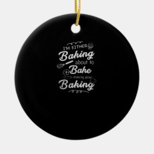 Ornamento De Cerâmica Baking  Ou estou a pensar no Assar