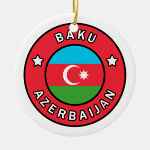 Ornamento De Cerâmica Baku Azerbaijan