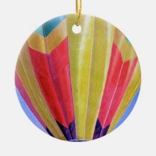 Ornamento De Cerâmica Balão de ar quente