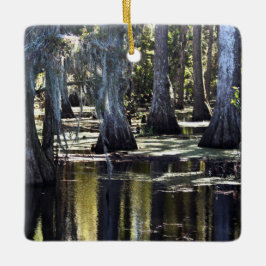 Ornamento De Cerâmica Bald Cypress Trees