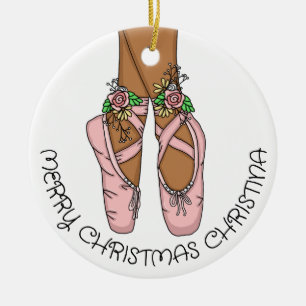 Ornamento De Cerâmica Balés De Natal Com Cerâmica Personalizada
