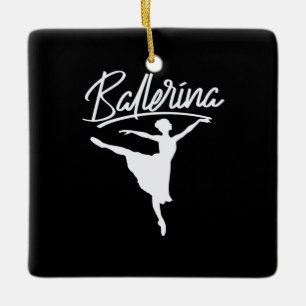 Ornamento De Cerâmica Ballerina Dancer