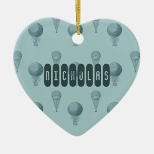 Ornamento De Cerâmica Balões de ar quente