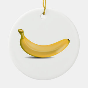Ornamento De Cerâmica Banana