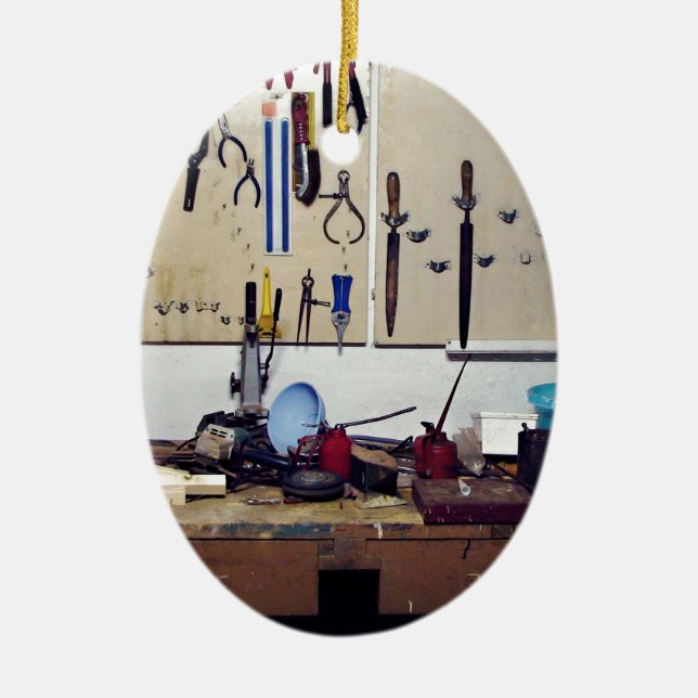 Ornamento De Cerâmica Bancada suja (Frente)