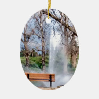 Ornamento De Cerâmica Banco de parque