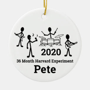 Ornamento De Cerâmica Banda de Rock Figura, Personalize