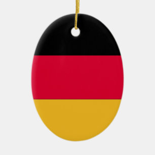 Ornamento De Cerâmica Bandeira alemã
