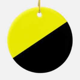 Ornamento De Cerâmica Bandeira Anarcho-Capitalista