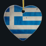 Ornamento De Cerâmica Bandeira artística da piscina do Grunge do vintage<br><div class="desc">Design da bandeira da piscina do Grunge do vintage---Digitas manipuladas.</div>