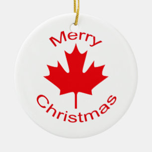 Ornamento De Cerâmica Bandeira canadense