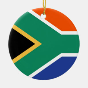 Ornamento De Cerâmica Bandeira da África do Sul