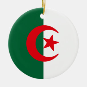 Ornamento De Cerâmica Bandeira da Argélia