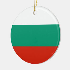 Ornamento De Cerâmica Bandeira da Bulgária