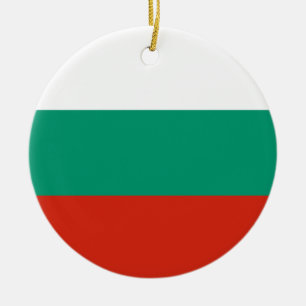 Ornamento De Cerâmica Bandeira da Bulgária
