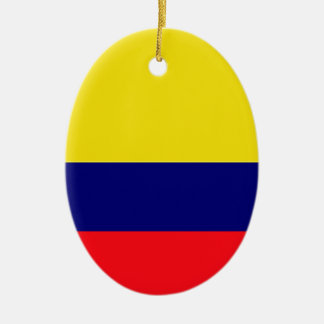Ornamento De Cerâmica bandeira da Colômbia