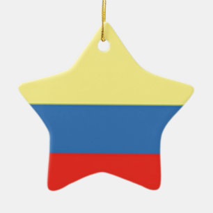 Ornamento De Cerâmica Bandeira da Colômbia
