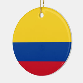 Ornamento De Cerâmica Bandeira da Colômbia