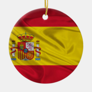 Ornamento De Cerâmica Bandeira da espanha