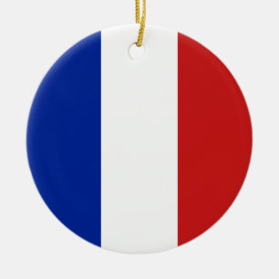 Ornamento De Cerâmica Bandeira da França