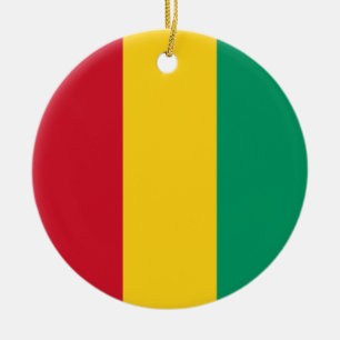 Ornamento De Cerâmica bandeira da Guiné