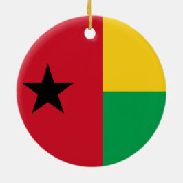 Ornamento De Cerâmica Bandeira da Guiné-Bissau