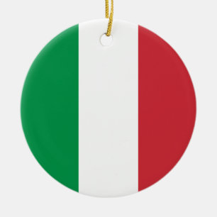 Ornamento De Cerâmica Bandeira da Itália