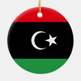 Ornamento De Cerâmica Bandeira da Líbia