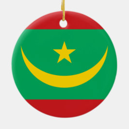 Ornamento De Cerâmica Bandeira da Mauritânia