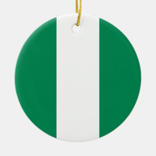 Ornamento De Cerâmica Bandeira da Nigéria