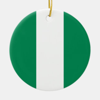 Ornamento De Cerâmica Bandeira da Nigéria