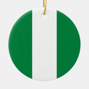 Ornamento De Cerâmica Bandeira da Nigéria