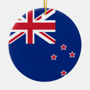Ornamento De Cerâmica Bandeira da Nova Zelândia