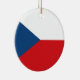 Ornamento De Cerâmica Bandeira da República Checa (Right)
