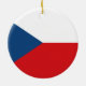 Ornamento De Cerâmica Bandeira da República Checa (Traseira)