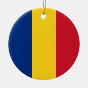 Ornamento De Cerâmica Bandeira da Romênia