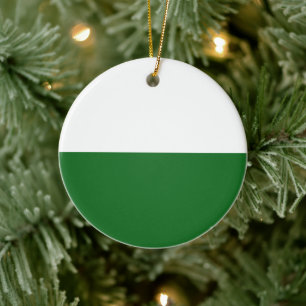 Ornamento De Cerâmica Bandeira da Saxónia (Estado alemão)