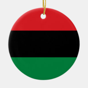 Ornamento De Cerâmica Bandeira da UNIA Pan-Africana