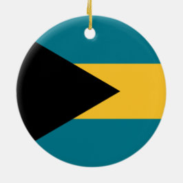 Ornamento De Cerâmica Bandeira das Baamas