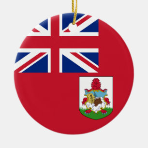 Ornamento De Cerâmica Bandeira das Bermudas