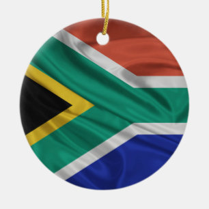 Ornamento De Cerâmica Bandeira de África do Sul